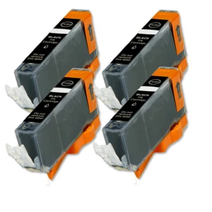 4 Stück schwarze Tintenpatrone mit Chip passend für Canon CLI-226 iP4920 MG5220 MG5320 MX712 - Bild 1 von 1