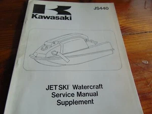 Kawasaki JS440 factory mechanic service repair manual 99924-1091-51 - Picture 1 of 3