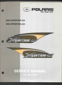 2002 Polaris Xpedition 325 425 Service Manual 9917204 - Foto 1 di 2