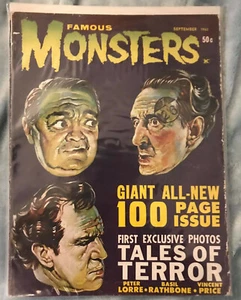 Famous Monsters of Filmland - Issue #19 - September 1962 - 100 Page Issue - Rare - Picture 1 of 1