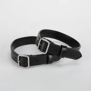 Braccialetti in vera pelle cinturino da polso fibbia ricambio per cappotto giacca casual - Foto 1 di 9