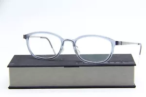 NEW LINDBERG NO 023/A7AG COL. AG72 CLEAR BLUE AUTHENTIC EYEGLASSES 46-17 - Picture 1 of 4
