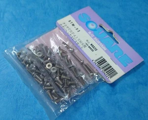 (Quadrato STM-53) Tamiya TRF415MS / Set di viti esagonali in titanio / Totale 81 pezzi / Giappone - Foto 1 di 2