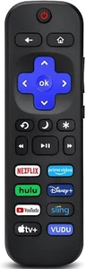 Universal Remote Control for Roku,smart TV eight-key - Picture 1 of 10