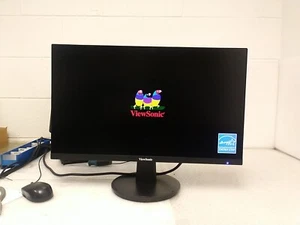 ViewSonic 1080p 100Hz Monitor VA2447-MH 24" with FreeSync - Picture 1 of 6