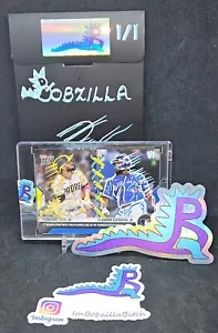 Farnando Tatis/Vladimir Guerrero Jr 2022 Topps Now 844 40 HR's Bobzilla Auto 1/1 - Picture 1 of 6