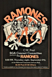 RAMONES Concert Poster 12"x18" FREE SHIPPING - Picture 1 of 1