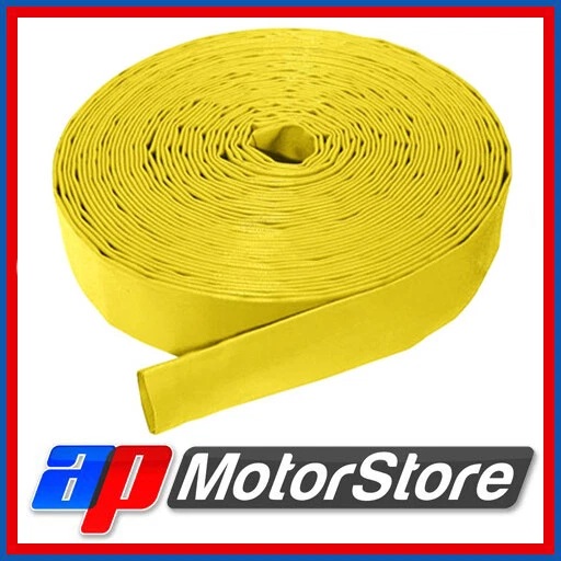 Layflat Pvc Water Delivery Hose - Discharge Pipe Pump Lay Flat Irrigation Yellow - Image 1 of 1
