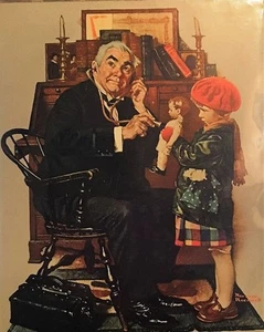 A Serious Case By Norman Rockwell - Picture 1 of 1