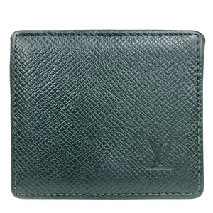 Auth Louis Vuitton Porte Monnaie Bowat Coin Case Taiga Wallet M30384 MI0916 - Picture 1 of 20