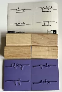 Stampin' Up 2005 (4 francobolli) "Piccola scritta" NUOVO - Foto 1 di 2