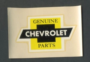 Vintage Hot Rod Wassertransfer Aufkleber Original Chevrolet Teile Fenster 3" Speed Shop - Bild 1 von 1