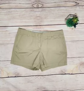 NEW!!! Women's J.Crew khaki Chino shorts Sz.10 - Picture 1 of 2
