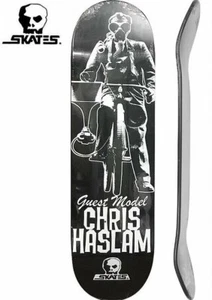 SKULL SKATES skateboard deck CHRIS HASLAM GUEST 8.5 in new imported from Japan - Picture 1 of 1