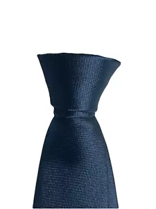 Calvin Klein 100% Silk Skinny Tie Metallic Blue - Picture 1 of 6