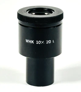 Single Olympus WHK 10X/20L Microscope Eyepiece - WHK 10X/20 L Barrel slight bent - Picture 1 of 5