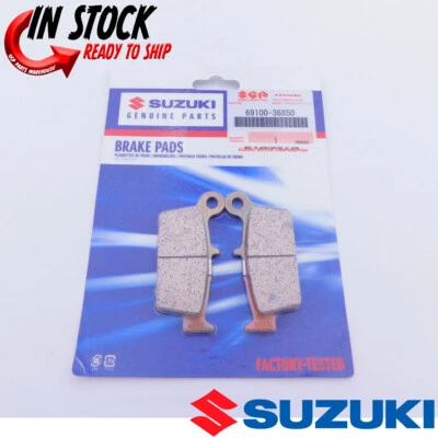 JUEGO PASTILLAS FRENO TRASERO SUZUKI NUEVO 2000 - 2020 DR-Z400S DRZ 400 S OEM 69100-36850 Foto 1 de 4