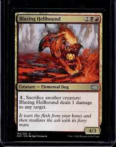 Magic Magic The Gathering Hellhound (183) Double Masters 2022 - Imagen 1 de 2