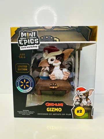 Weta Workshop: Mini Epics: Gremlins - Gizmo w/ Santa Hat AE Exclusive Figure Cover