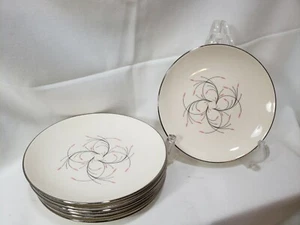 Homer Laughlin Capri Rhythm Dessert Pie Plates (8) T6 - Picture 1 of 2