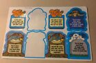 Vintage 1987 CPT Fall Motivation Halloween Stickers Used Ghost Witch Gravestone