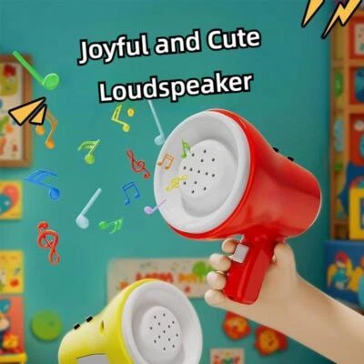 :Beschreibbarer Mini Lautsprecher mit Musik Handheld Megaphon Spielzeug - Bild 1 von 4