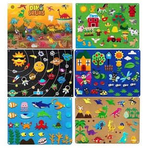 Toddler Felt Board 3.44ft Three-dimensional Story Felt Boards Set supple - Picture 1 of 17