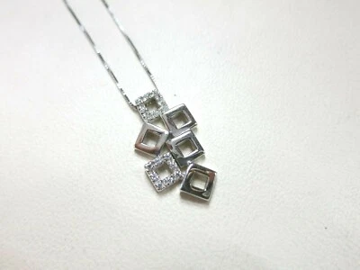 GIROCOLLO ORO BIANCO CON ZIRCONI - Immagine 1 di 2