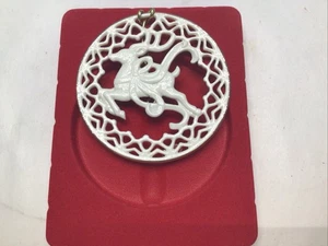 Lenox Pierced Reindeer Ornament 3.5 Inch - Picture 1 of 9