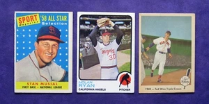 1958-1973 Topps (3) Star card Lot "Very Nice Looking Cards" - Picture 1 of 3