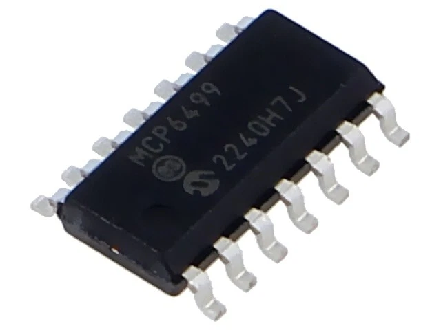 MCP6499-E/SL IC: Operationsverstärker 30MHz Ch: 4 SO14 1,8-5,5VDC Tube MICROCHIP - Image 1 of 1
