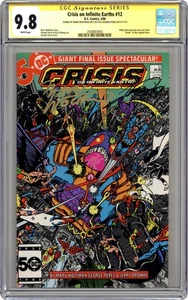 Crisis on Infinite Earths #12 CGC 9.8 SS Wolfman/ Perez 1986 2500803003 - Picture 1 of 2