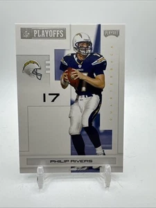 2007 Playoff NFL Playoffs Black #82 Philip Rivers /199 - Picture 1 of 2