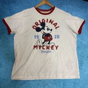 Original Walt Disney T Shirt Gr. XL 70er 80er Look Mickey Mouse off-white - Bild 1 von 13