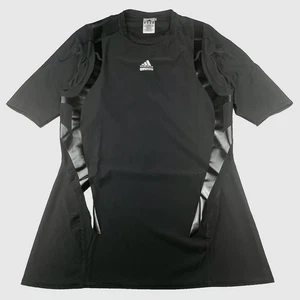 Adidas Techfit Compression Climalite 1/2 Arm T-Shirt Schwarz Herren Größe XL Neu ohne Etikett - Bild 1 von 7