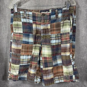 Pantalones Cortos Arrow Patchwork Madras a Cuadros para Hombres 32 Multicolor Verano Preppy Algodón - Imagen 1 de 17