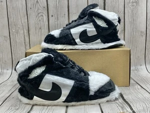 One Size - Sneaker Hausschuhe - Dunk Black/White Look A Like  - Bild 1 von 3