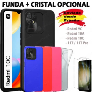 Funda + Protector Cristal Xiaomi Redmi 12 12C 10C 10A 10 Carcasa Silicona Mate - Imagen 1 de 28