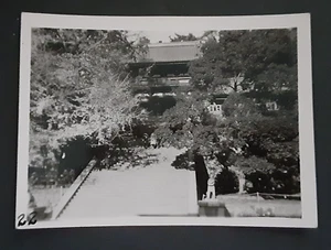 1945 WW ll US Airman Original Postwar 2"x3" Photo Shinto Shrine Kamahura Japan - Picture 1 of 2