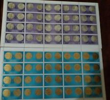 Qatar 1999 ** Mi.1146/55 Old Coins Old Coins History Story Money full sheet 
