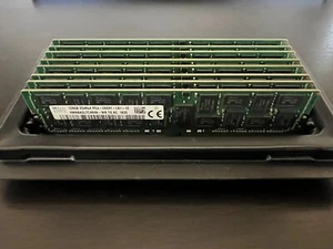 Lot of 8: 128GB 2S4Rx4 PC4-2933Y DDR4 2933 ECC RDIMM - Sk Hynix HMABAGL7C4R4N-WR - Picture 1 of 2