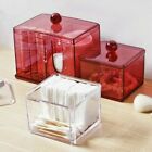 1PC Acrylic Storage Box Makeup Cosmetic Organizer Case Drawers Holder Clear Red 