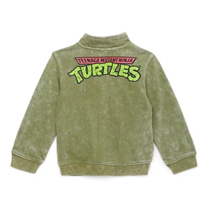 Teenage Mutant Ninja Turtles Toddler Boy Zip Up Sweatshirt Jacket TMNT 3T - Picture 1 of 14