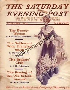 1902 Samstagabendpost 1. November - Harrison Fisher - Bild 1 von 1