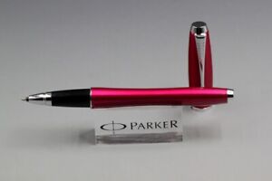 Parker Urban Series Rollerball Pen Red Color Silver Clip With 0.5mm Black Ink