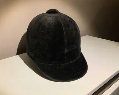 Choplin Reithelm Samt, Helm *VINTAGE* Rare RAR SELTEN NEU Gr. 58 Baujahr 09 1997 - Bild 1 von 4