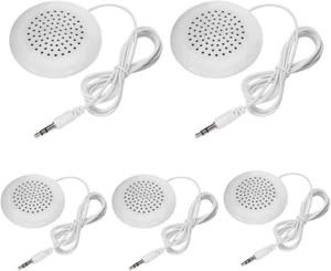 5pcs Pillow Speaker, Under Pillow Speaker for Sleep, 3.5mm Mini Stereo for MP3 P - Picture 1 of 12