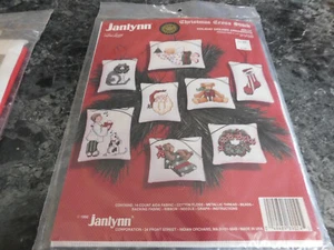 JanLynn Christmas Cross Stitch Holiday Dreams Ornaments #8924 - Picture 1 of 1
