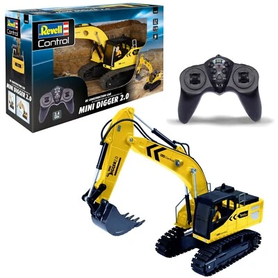 RC Bagger mit Metallschaufel 1:18 ferngesteuert Mini Digger 2.0 Revell 24638 NEU - Bild 1 von 4