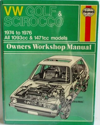 Haynes - VW Golf & Scirocco / 1974 A 1976 / Tutti i Modelli Owners Manuale - Immagine 1 di 4